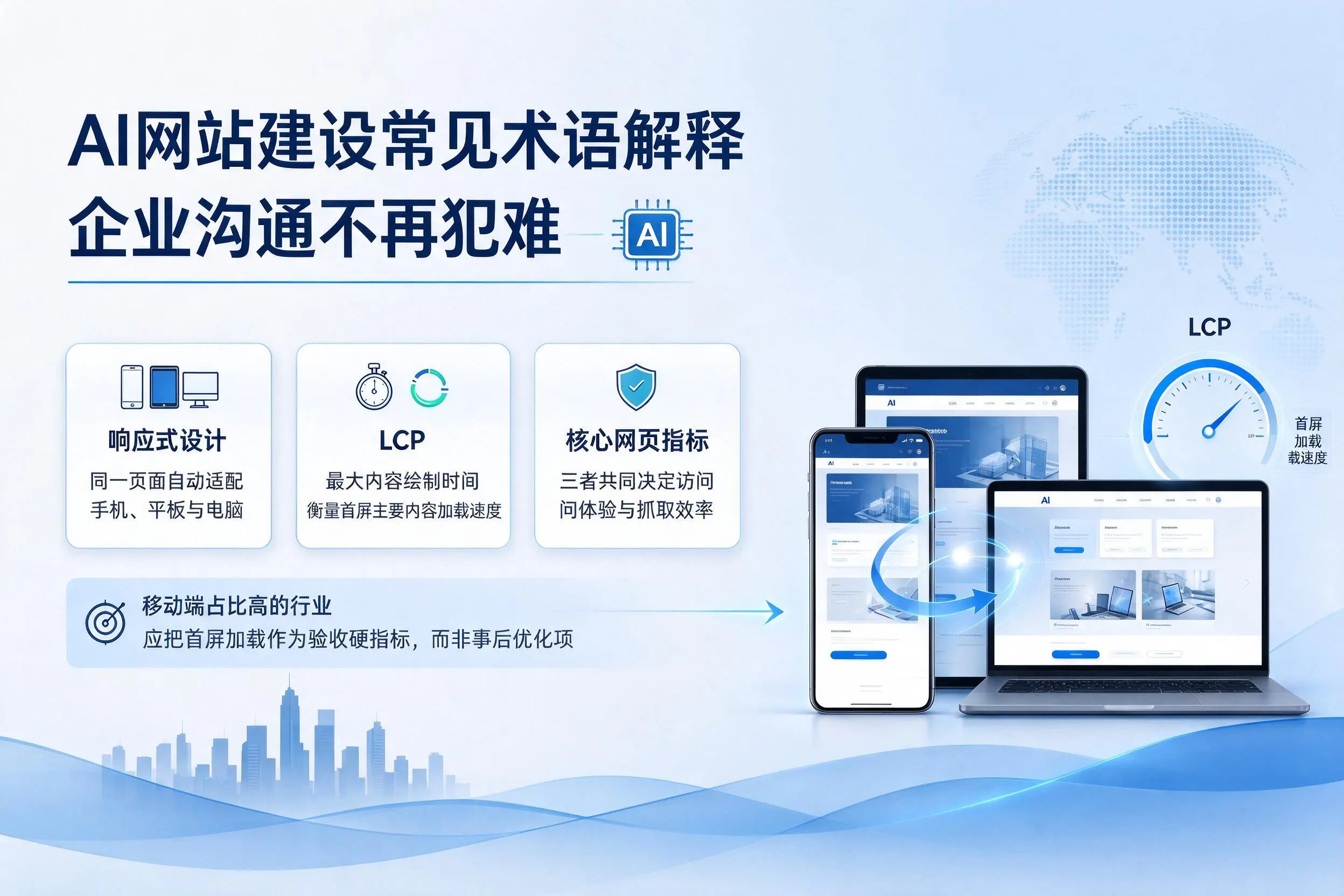 AI网站建设常见术语解释,阜新企业沟通不再犯难