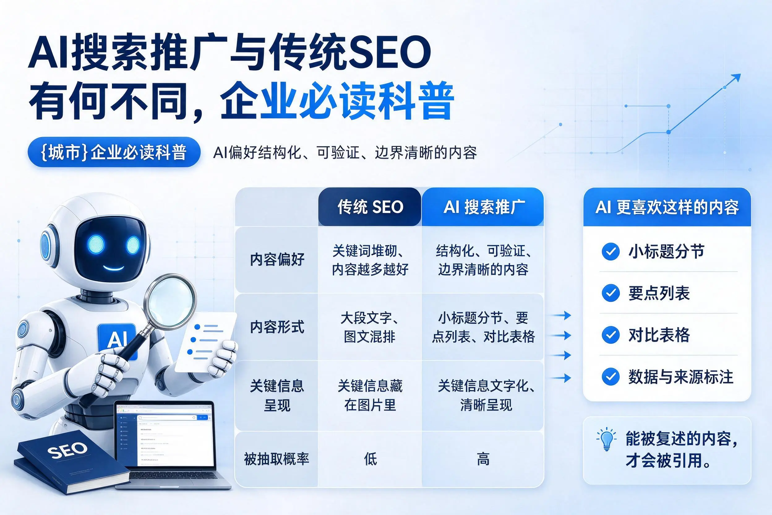 AI搜索推广与传统SEO有何不同，阜新企业必读科普